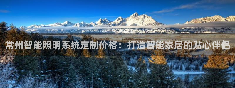 千亿国际的官网入口:常州智能照明系统定制价格:打造智能家居的贴心伴侣