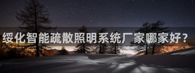 千亿国际在线新闻资讯:绥化智能疏散照明系统厂家哪家好?