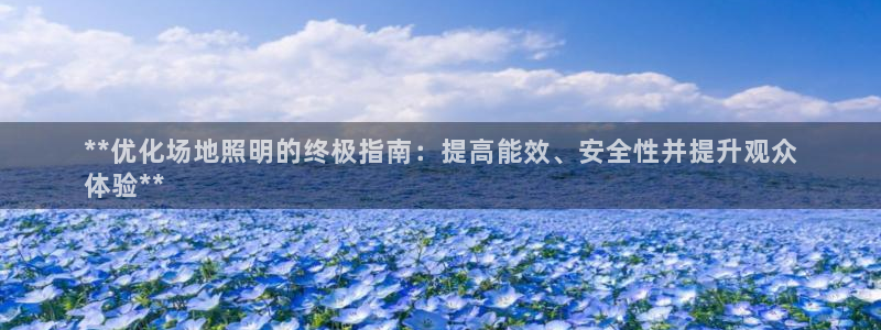 千亿国际手机版唯一官网下载:**优化场地照明的终极指南:提高能效、安全性并提升观众
体验**